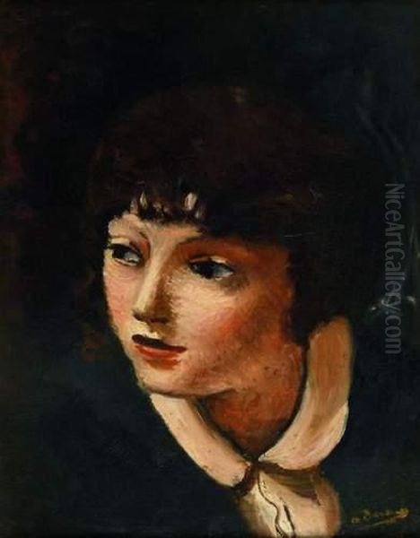 Jeune Femme Pensive Oil Painting by Andre Derain