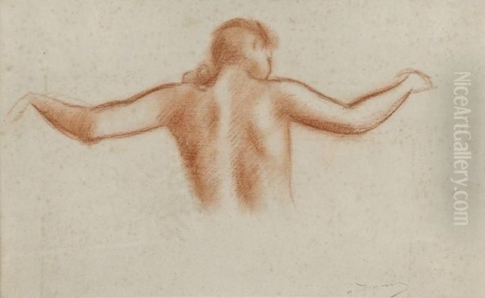 Nu De Dos Oil Painting by Andre Derain