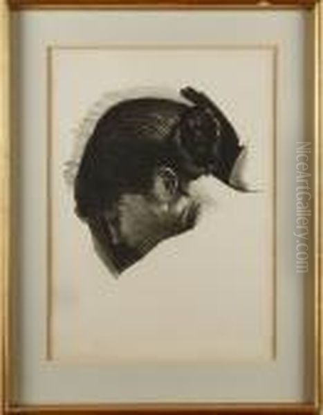 Kvinna I Profil Oil Painting by Andre Derain