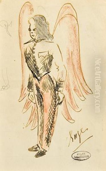 Ange Oil Painting by Andre Derain