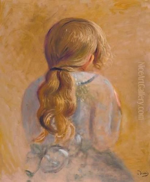 Fillette De Dos Aux Longs Cheveux Oil Painting by Andre Derain