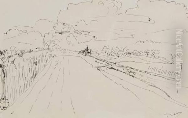 Champs Oil Painting by Andre Derain