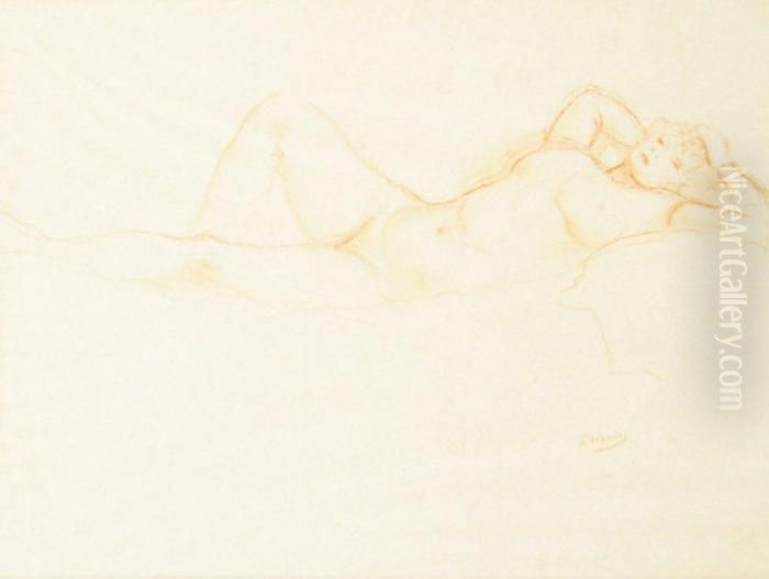 Le Repos Du Modele Oil Painting by Andre Derain