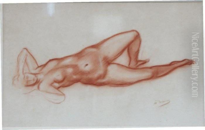 Femme Lascive Oil Painting by Andre Derain