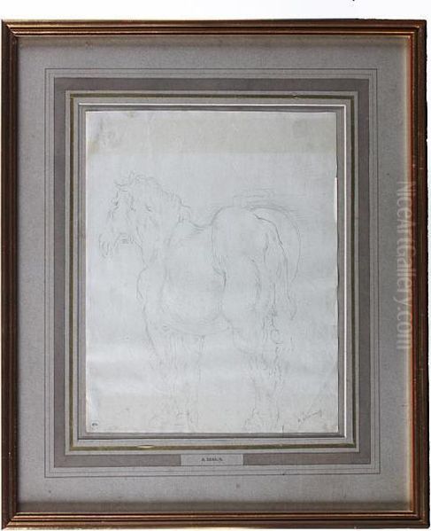 Study Of A Horse Oil Painting by Andre Derain