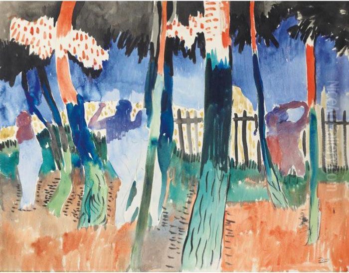 La Danse Champetre Oil Painting by Andre Derain