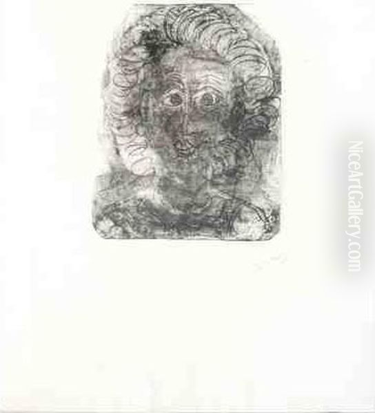 Portrait De Femme Oil Painting by Andre Derain