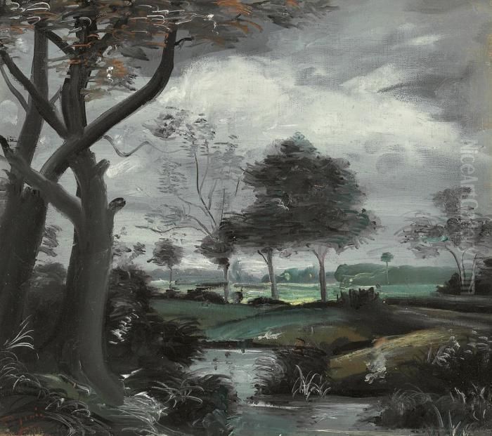 Paysage Oil Painting by Andre Derain