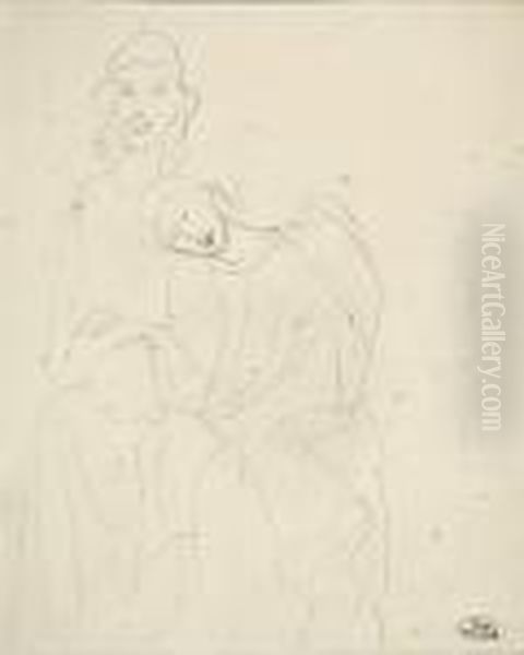 Estudio Oil Painting by Andre Derain