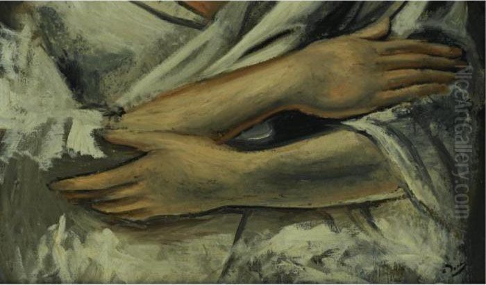 Deux Bras Croises De Femme Oil Painting by Andre Derain