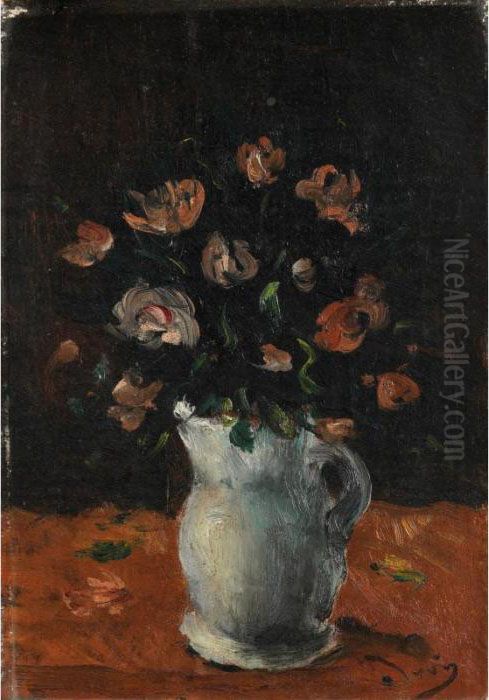 Bouquet Oil Painting by Andre Derain