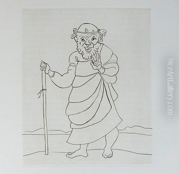 S.l. (paris), Aux Depens D'un Amateur Oil Painting by Andre Derain