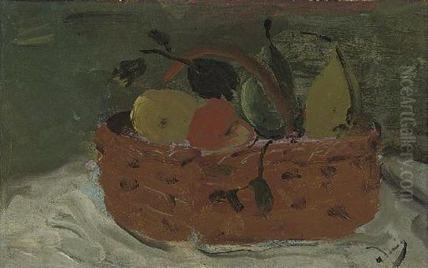 Panier De Fruits Oil Painting by Andre Derain