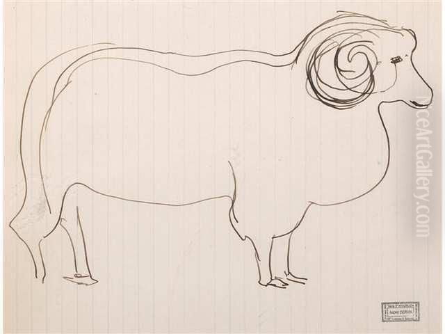 Le Belier Oil Painting by Andre Derain