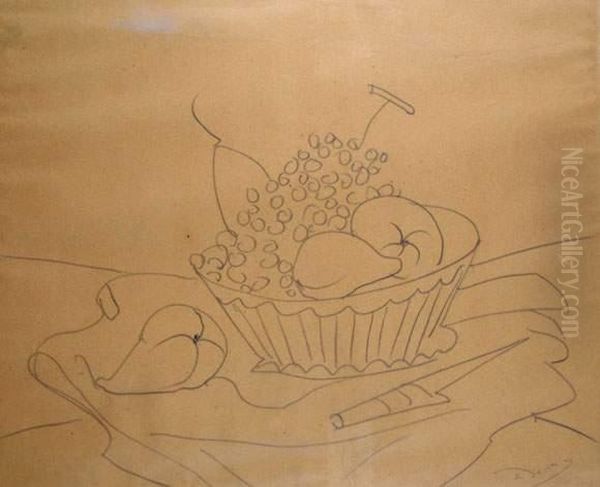 Compotier De Fruits Oil Painting by Andre Derain