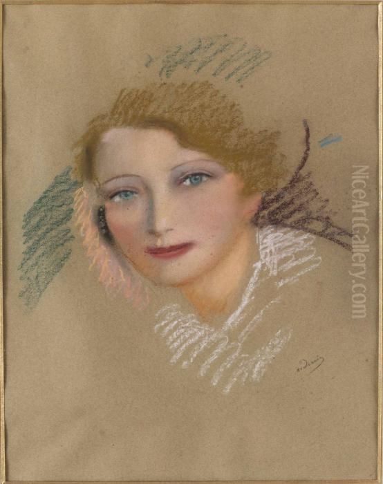 Kvinnoportratt Oil Painting by Andre Derain