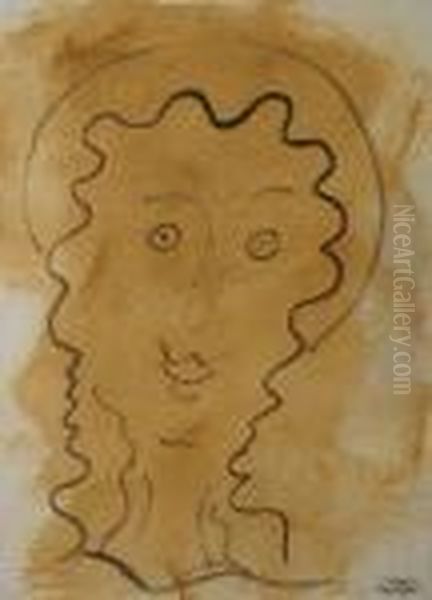 Tete De Femme Oil Painting by Andre Derain