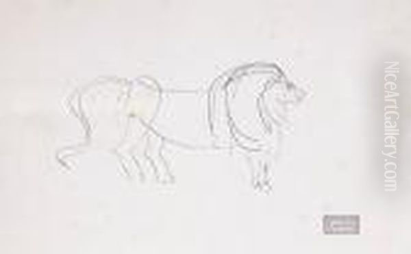 Le Lion Oil Painting by Andre Derain