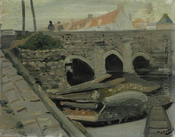 The Bridge. Oil Painting by Andre Derain