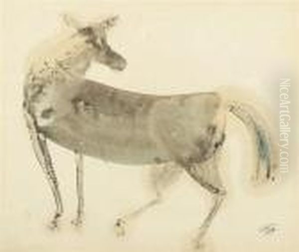 Cheval. Oil Painting by Andre Derain