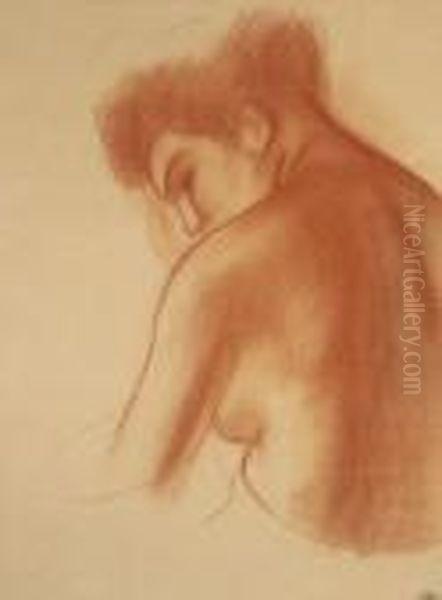 Nu De Dos Oil Painting by Andre Derain