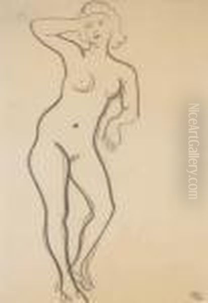 Nu Debout Oil Painting by Andre Derain