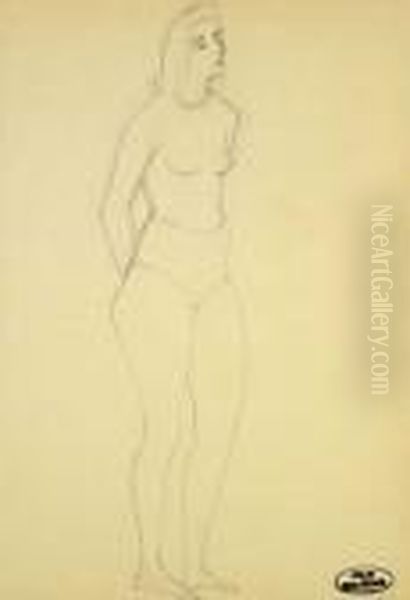 Femme Debout Oil Painting by Andre Derain