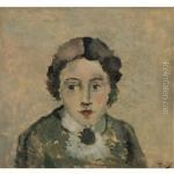 Tete De Fillette Oil Painting by Andre Derain