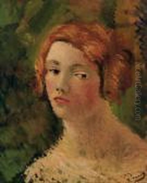 T/cete De Femme Oil Painting by Andre Derain