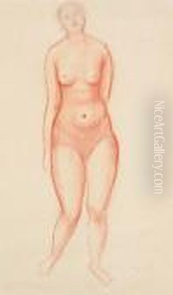 Femme Nue Oil Painting by Andre Derain