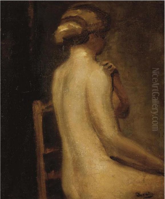 Nu Oil Painting by Andre Derain