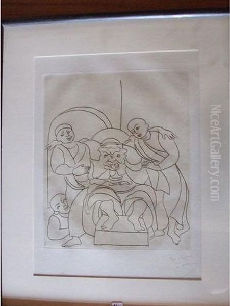 Sans Titre Oil Painting by Andre Derain