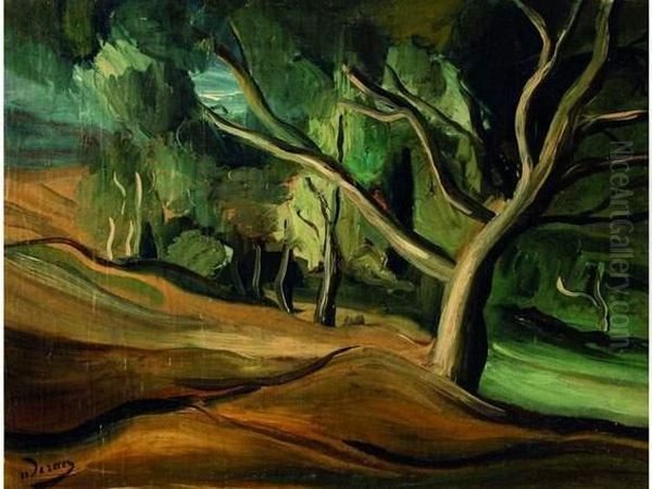 Paysage Oil Painting by Andre Derain