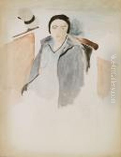 Die Frau Des Kunstlers Oil Painting by Andre Derain