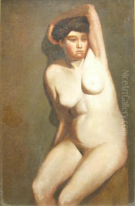 Female Nude Oil Painting by Andre Derain