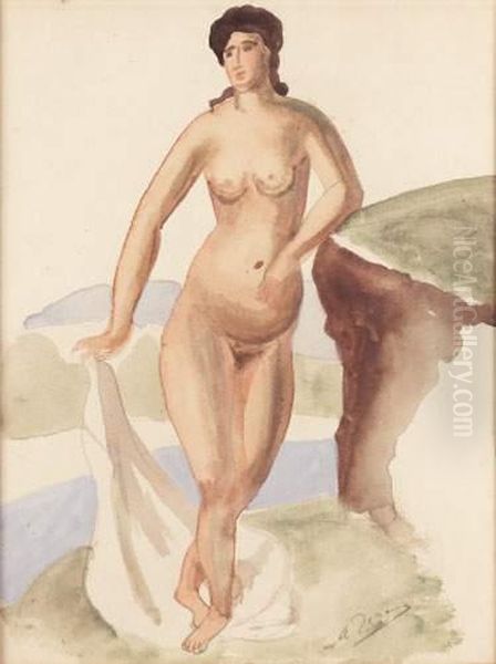Baigneuse Oil Painting by Andre Derain