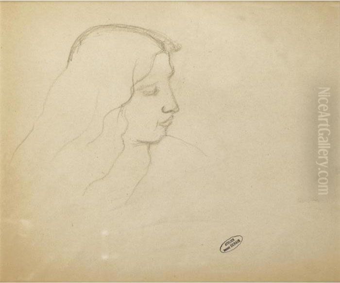 Tete De Femme Oil Painting by Andre Derain