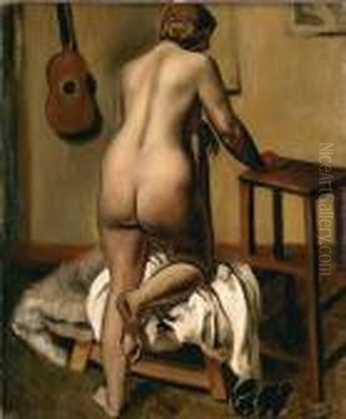 Le Modele Oil Painting by Andre Derain