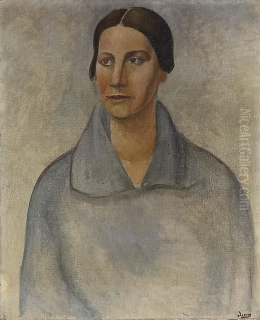 Portrait De Femme Oil Painting by Andre Derain