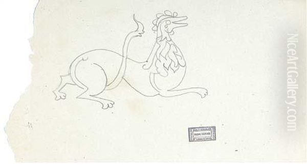 Animal Studies: Six Drawings Oil Painting by Andre Derain