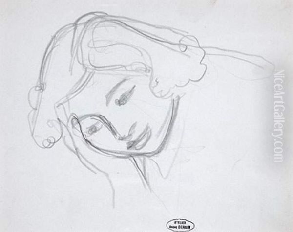 Tete D'enfant Oil Painting by Andre Derain