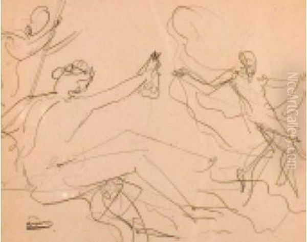 Bachanale Oil Painting by Andre Derain