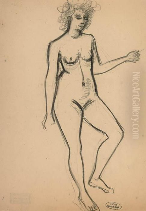 Femme Oil Painting by Andre Derain