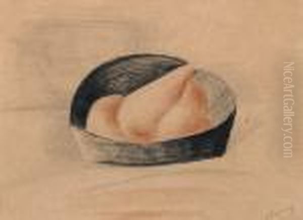 Nature Morte Aux Poires Dans Un Compotier. Oil Painting by Andre Derain