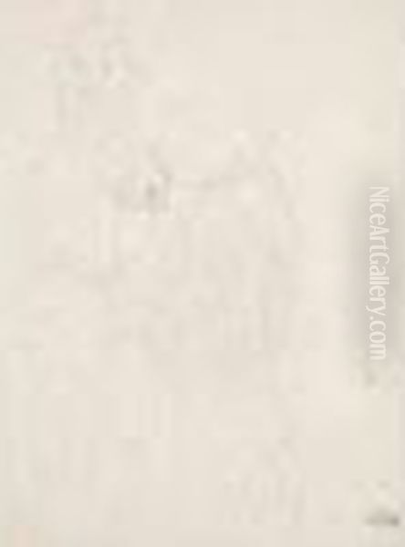 Jesus Et St Jean. Oil Painting by Andre Derain