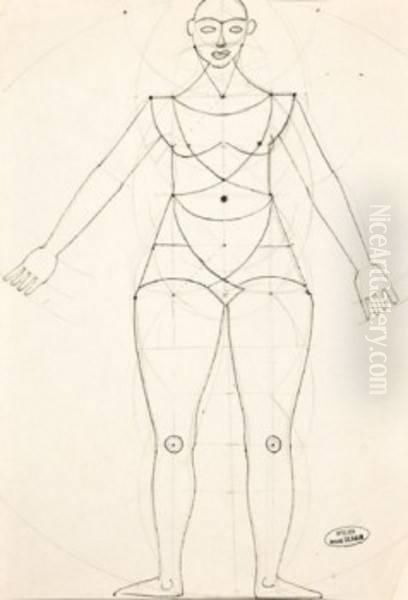 Deux Nues Oil Painting by Andre Derain