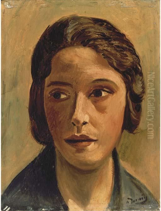 Tete De Femme Oil Painting by Andre Derain