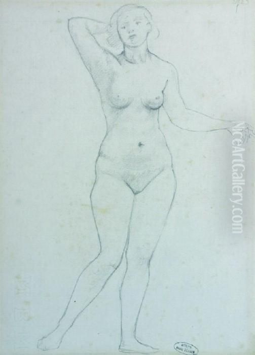 Nude Oil Painting by Andre Derain