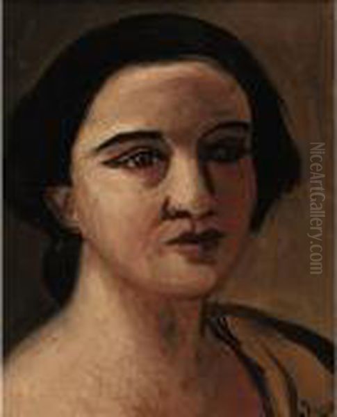 Woman Oil Painting by Andre Derain
