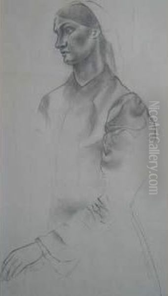 Femme Mediterraneenne Oil Painting by Andre Derain